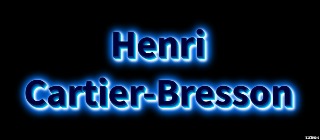 Henri Cartier-Bresson Efekt tekstowy