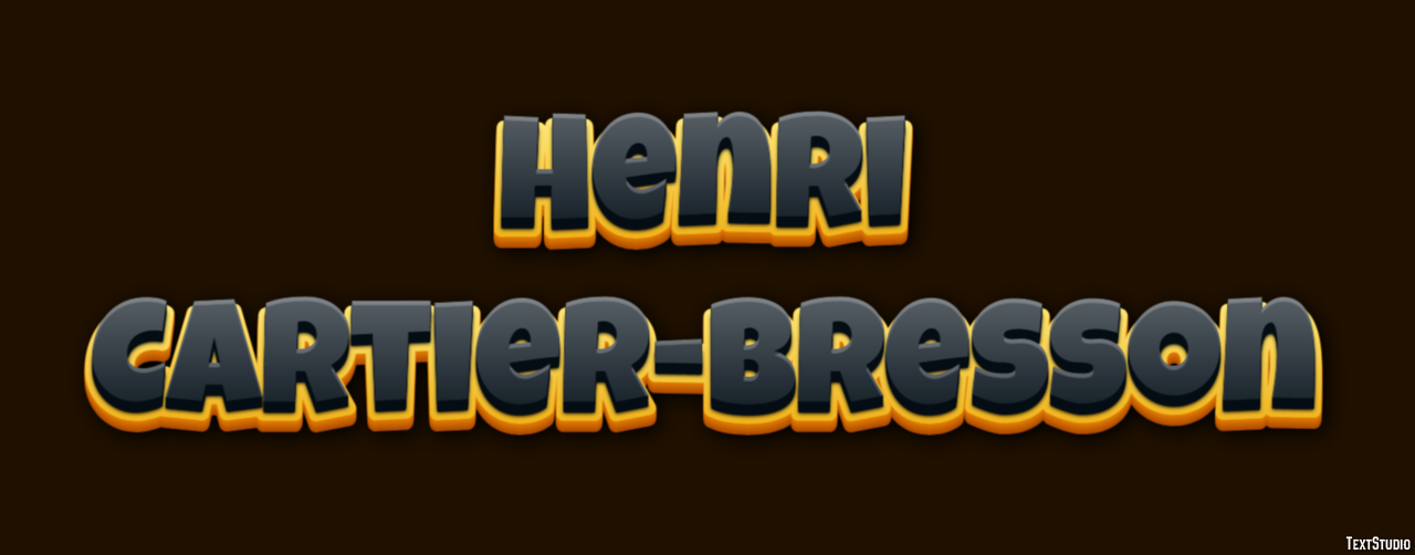 Henri Cartier-Bresson Texteffekt