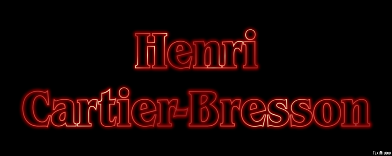 Henri Cartier-Bresson Efekt tekstowy