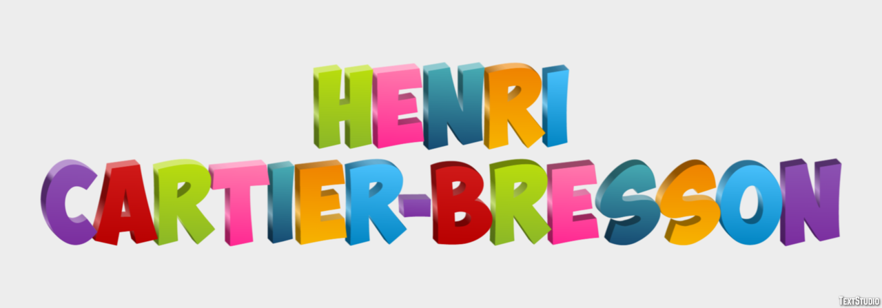 Henri Cartier-Bresson Efekt tekstowy