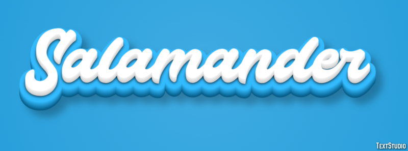 Salamander テキスト効果