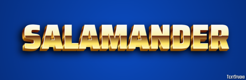 Salamander Texteffekt