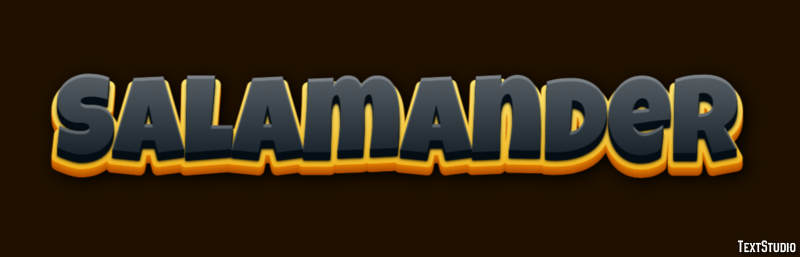Salamander テキスト効果