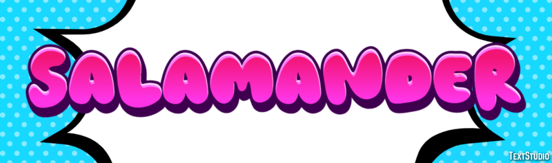 Salamander テキスト効果