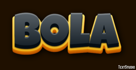 Bola Efecto de texto