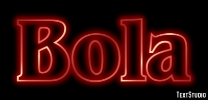 Bola Efecto de texto