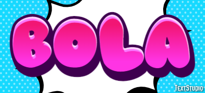 Bola Efecto de texto