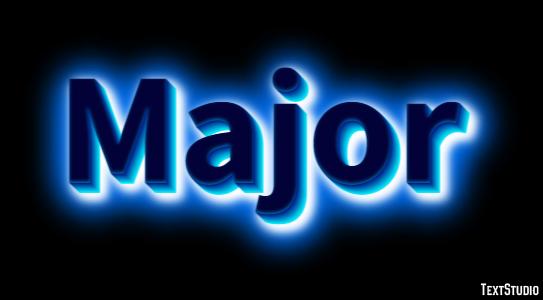 Major Efecto de Texto