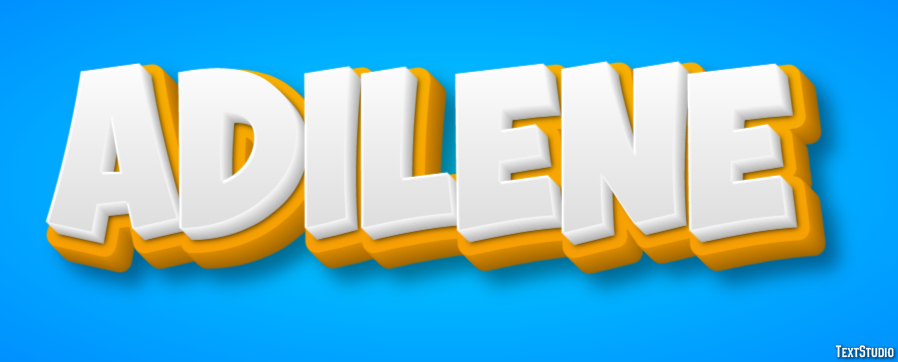 Adilene Texteffekt