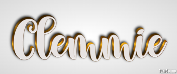 Clemmie Effetto testo