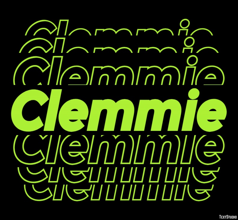Clemmie Text Effect