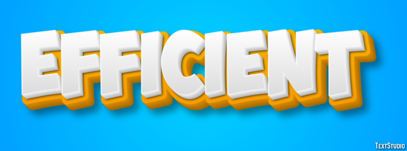Efficient Text Effect