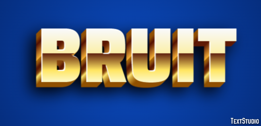 Bruit Efeito de texto