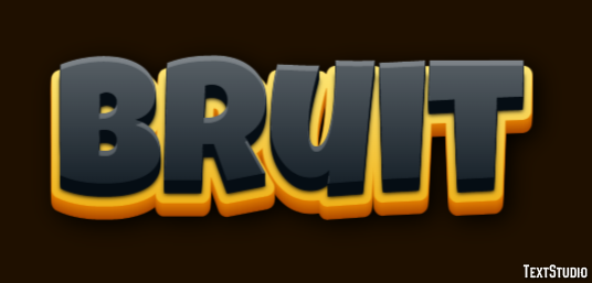 Bruit Efeito de texto