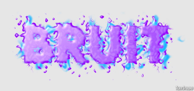 Bruit Efeito de texto