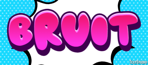 Bruit Efeito de texto