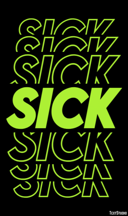 Sick Text Effect