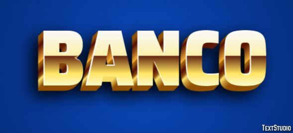 Banco Efeito do texto