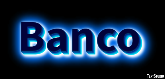 Banco Efeito do texto