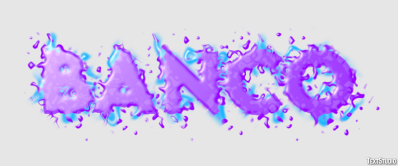 Banco Efeito de texto