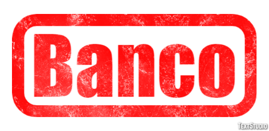 Banco Efeito do texto