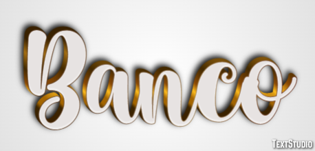Banco Efeito do texto