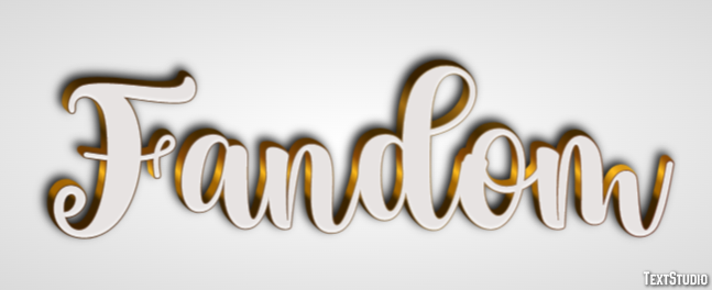 Fandom Text Effect