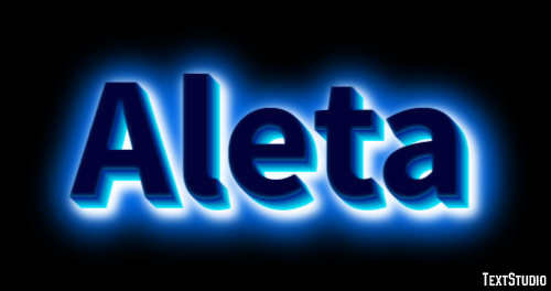Aleta Text Effect