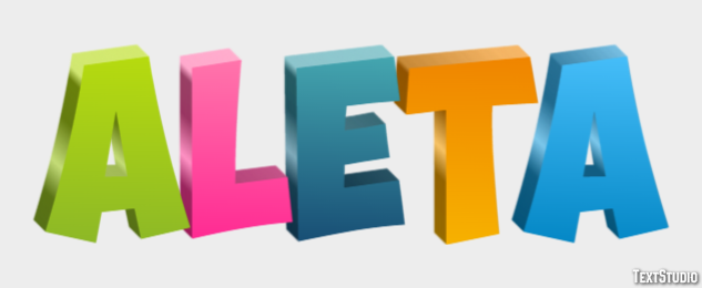 Aleta Text Effect