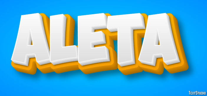 Aleta Text Effect