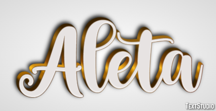 Aleta Tekst Effect