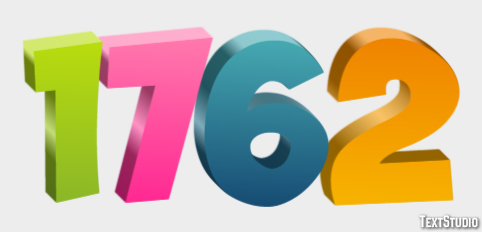 1762 Texteffekt