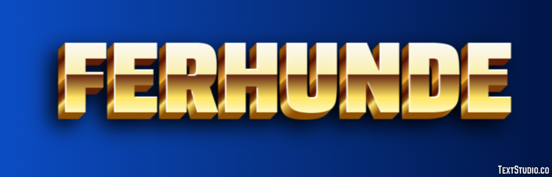 Ferhunde テキスト効果
