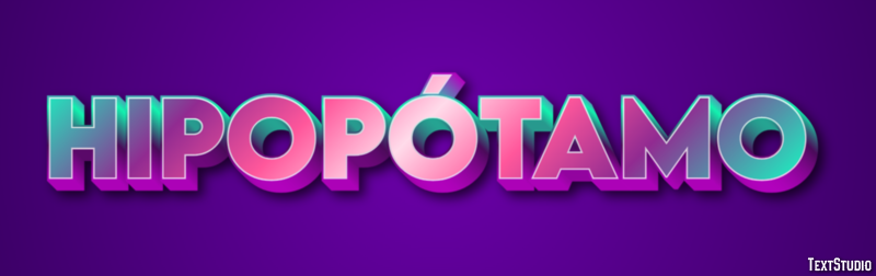 Hipopótamo Effetto testo