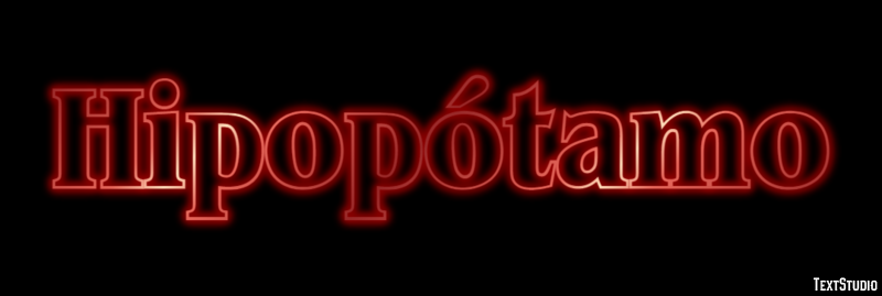 Hipopótamo Effetto testo