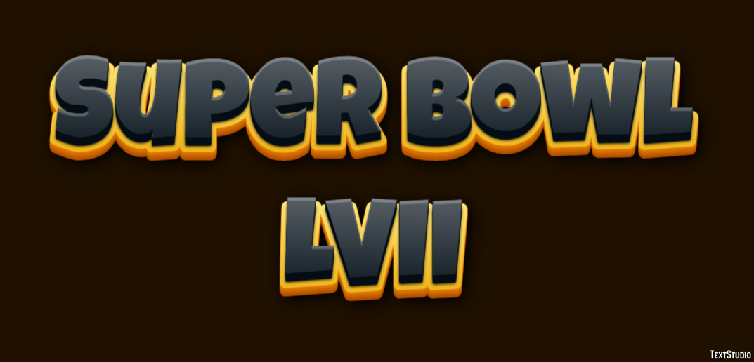 Super Bowl LVII テキスト効果