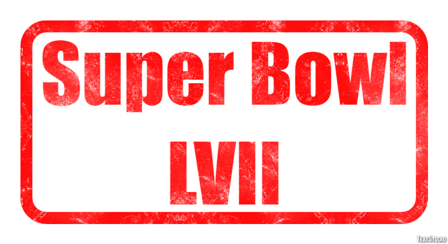 Super Bowl LVII Efecto de Texto
