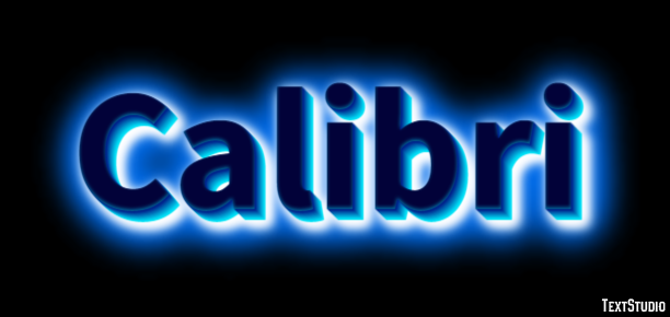 Calibri Tekst Effect