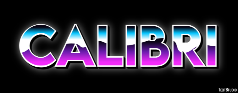 Calibri Tekst Effect