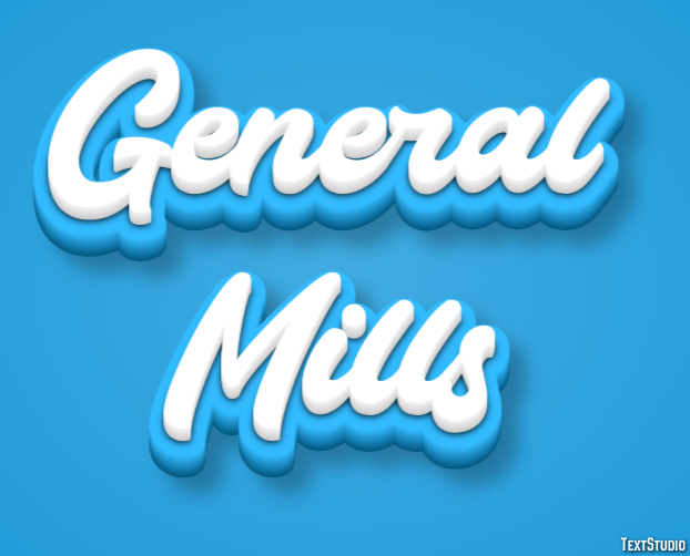 General Mills テキスト効果
