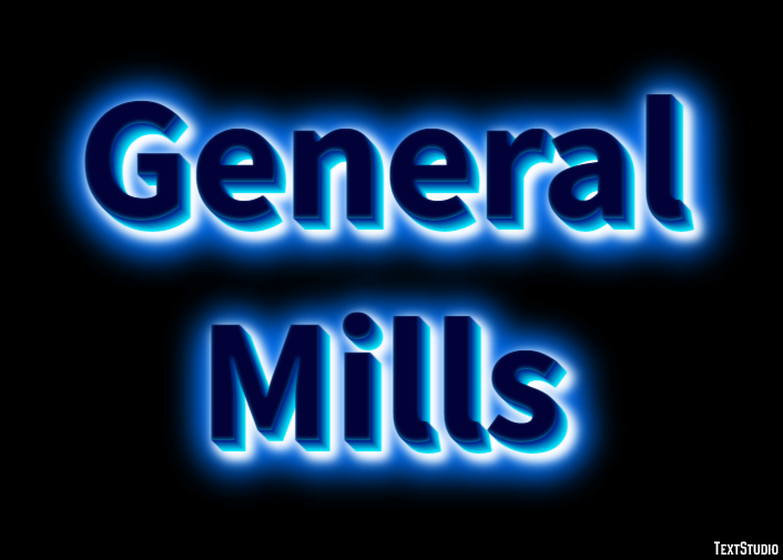 General Mills テキスト効果
