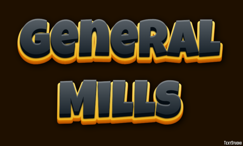 General Mills テキスト効果