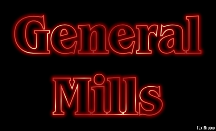 General Mills テキスト効果