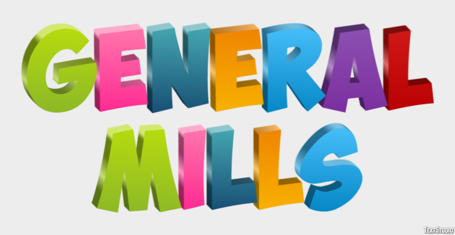 General Mills テキスト効果