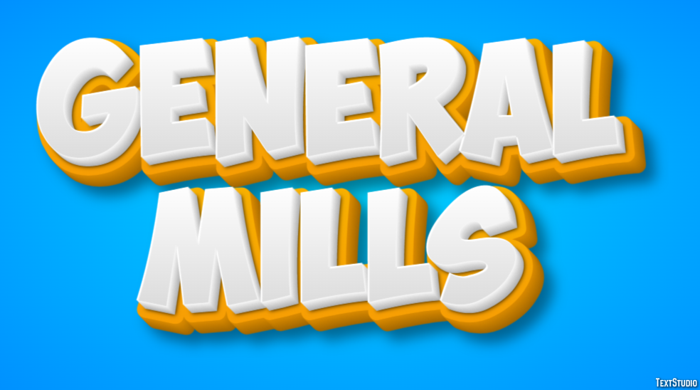 General Mills テキスト効果