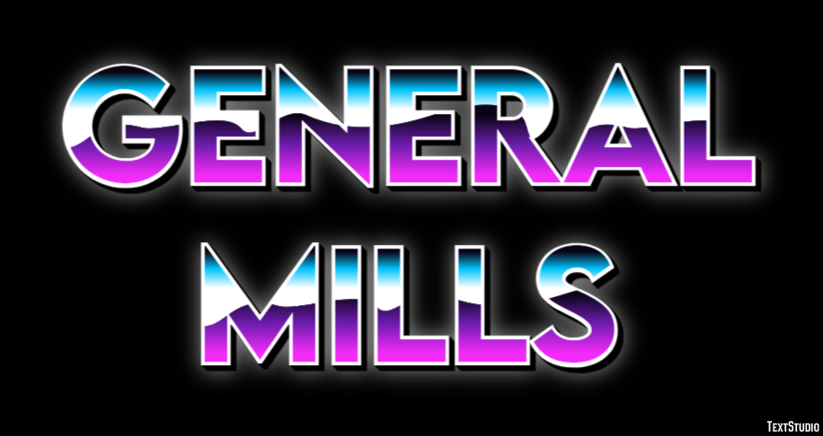 General Mills テキスト効果