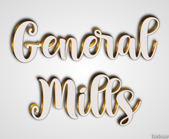 General Mills テキスト効果