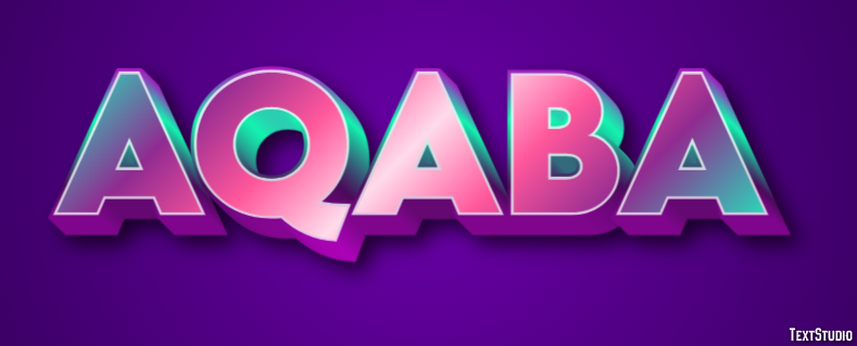 Aqaba Efekt tekstowy