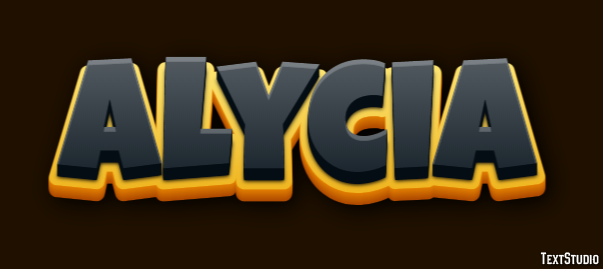 Alycia Text effect