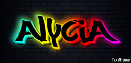 Alycia Text effect